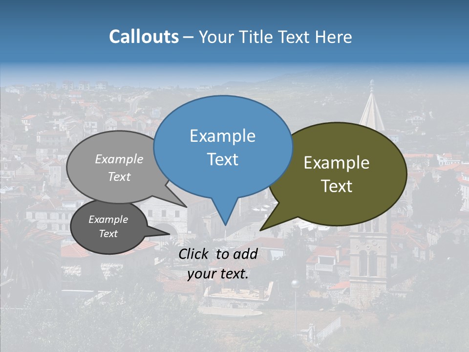 Architecture Aerial Tree PowerPoint Template