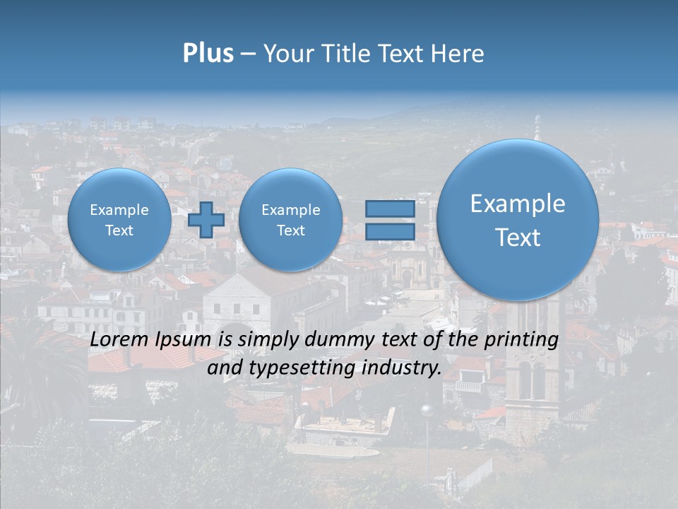 Architecture Aerial Tree PowerPoint Template