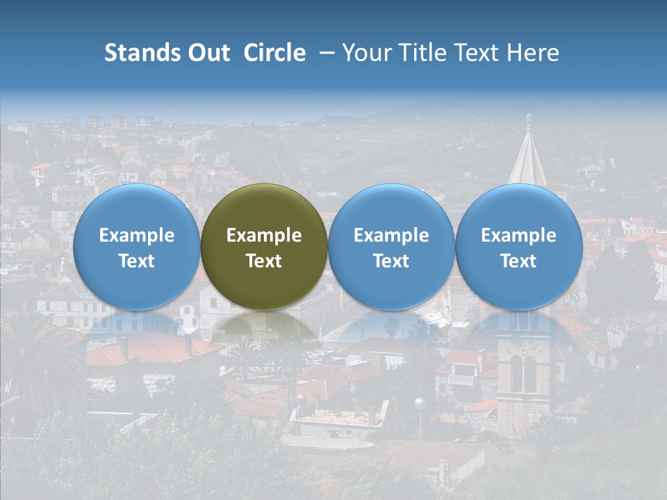 Architecture Aerial Tree PowerPoint Template