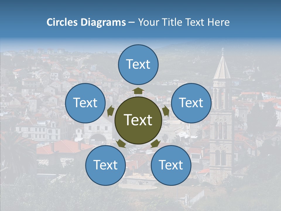 Architecture Aerial Tree PowerPoint Template