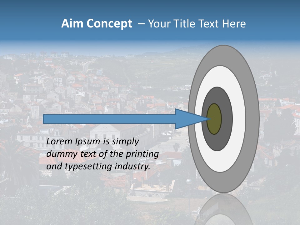 Architecture Aerial Tree PowerPoint Template