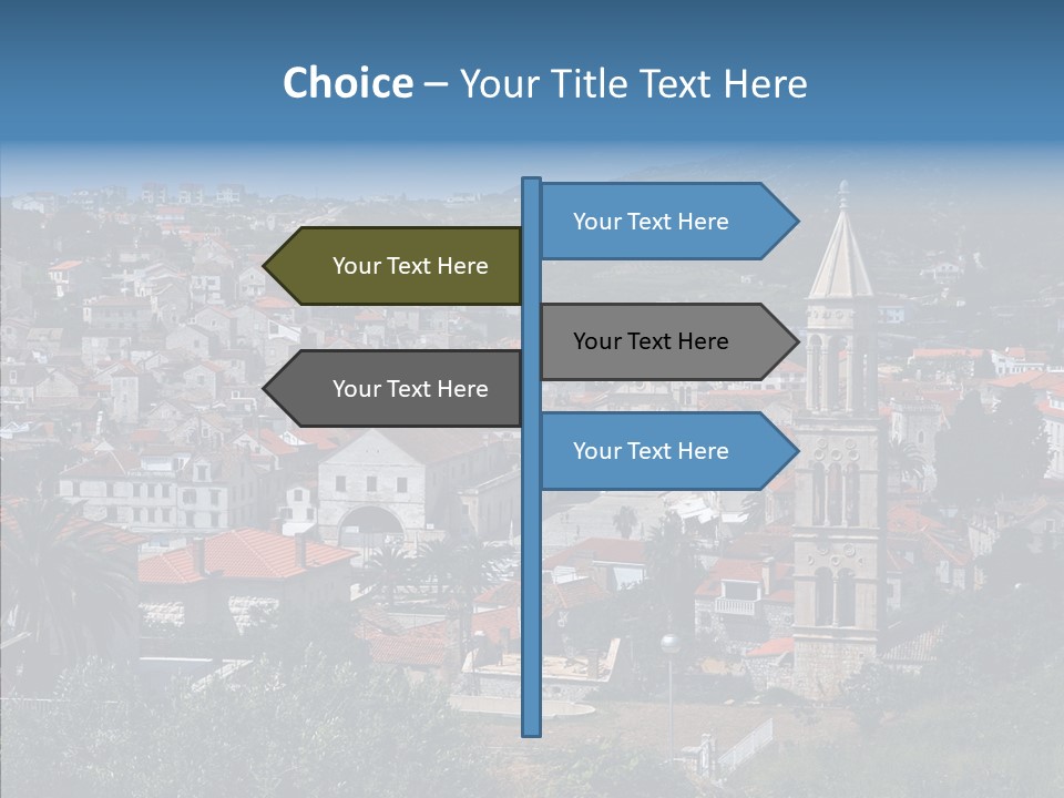 Architecture Aerial Tree PowerPoint Template