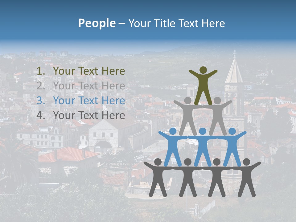 Architecture Aerial Tree PowerPoint Template