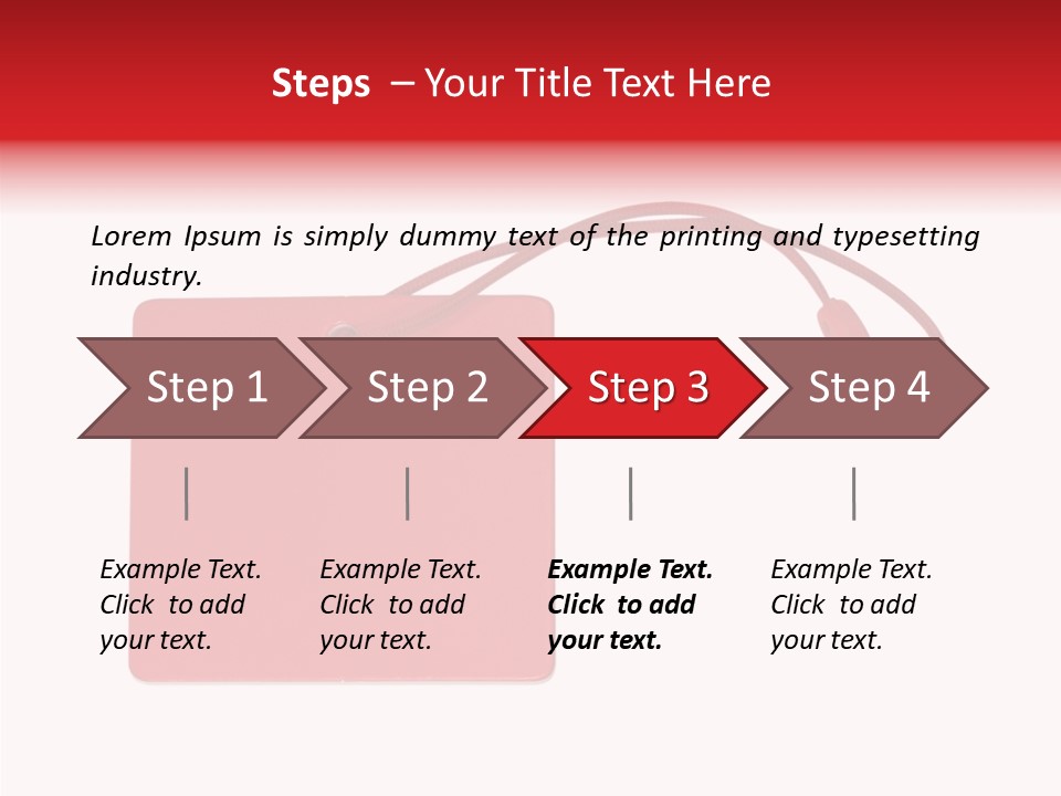 Isolated Paper Purchase PowerPoint Template