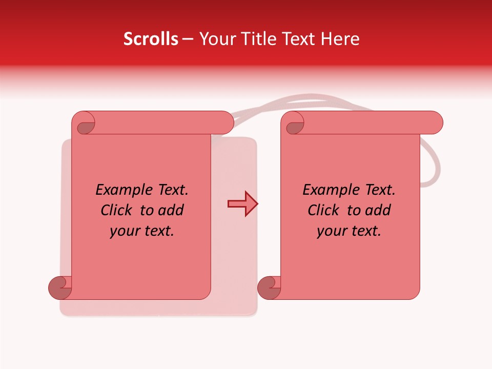 Isolated Paper Purchase PowerPoint Template