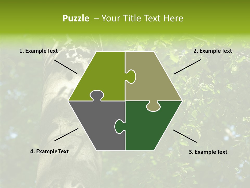 Branch Pattern Landscape PowerPoint Template