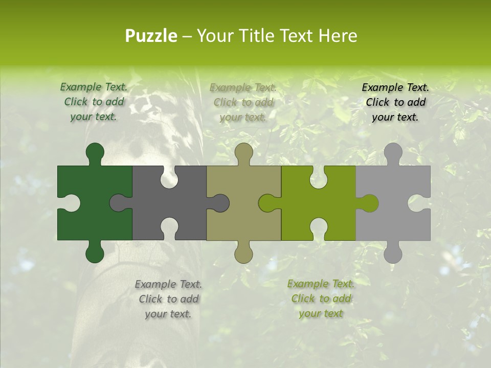 Branch Pattern Landscape PowerPoint Template