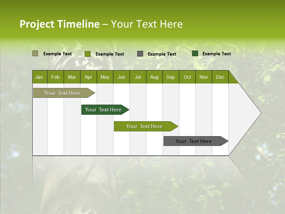 Branch Pattern Landscape PowerPoint Template