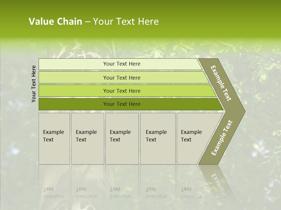 Branch Pattern Landscape PowerPoint Template