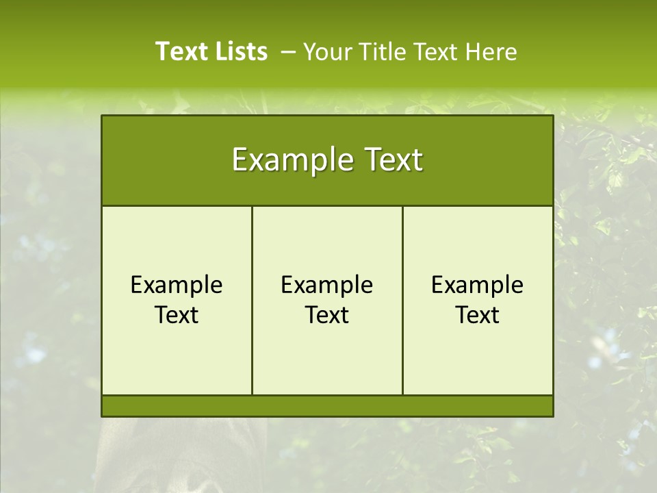 Branch Pattern Landscape PowerPoint Template