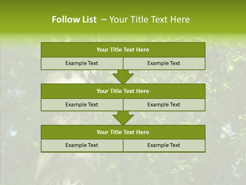 Branch Pattern Landscape PowerPoint Template