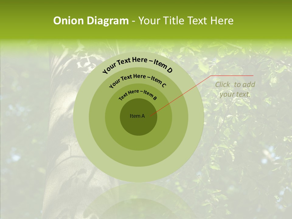 Branch Pattern Landscape PowerPoint Template