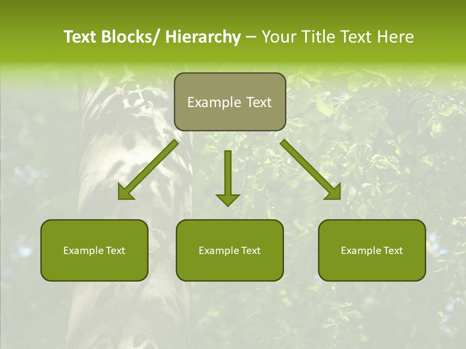 Branch Pattern Landscape PowerPoint Template