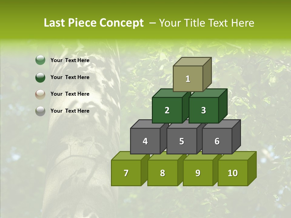 Branch Pattern Landscape PowerPoint Template
