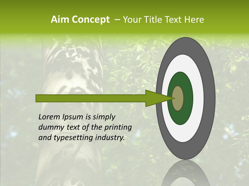 Branch Pattern Landscape PowerPoint Template