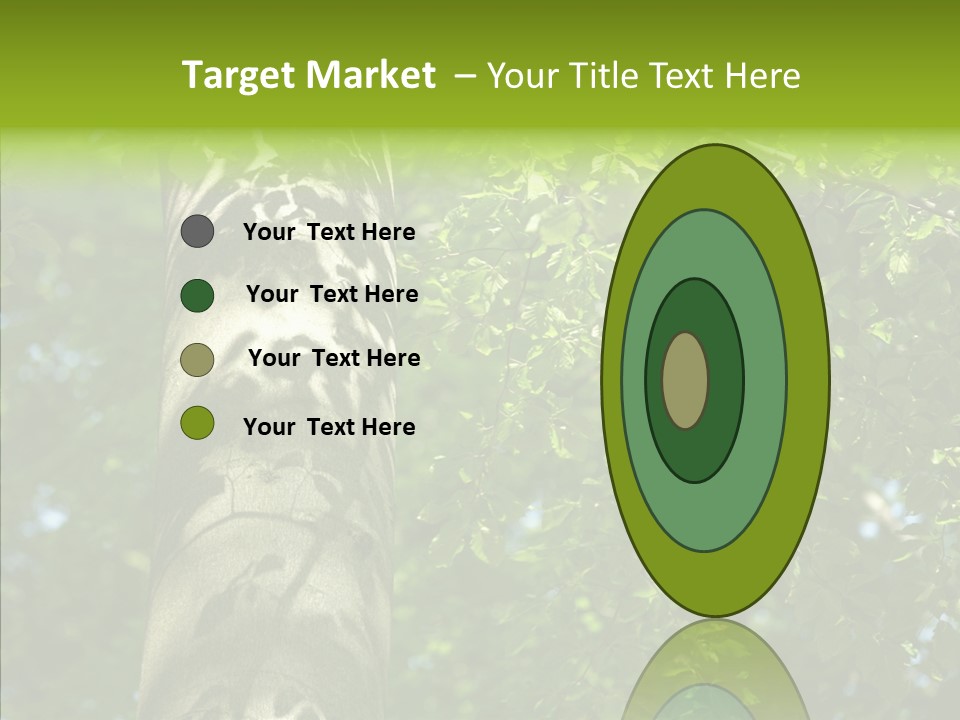 Branch Pattern Landscape PowerPoint Template