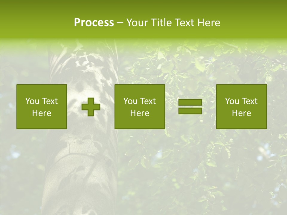 Branch Pattern Landscape PowerPoint Template
