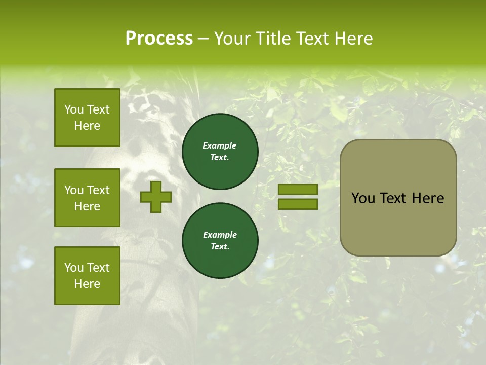 Branch Pattern Landscape PowerPoint Template