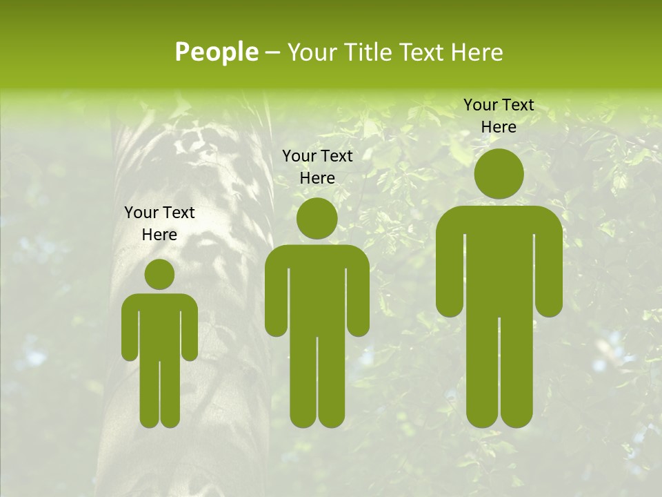 Branch Pattern Landscape PowerPoint Template