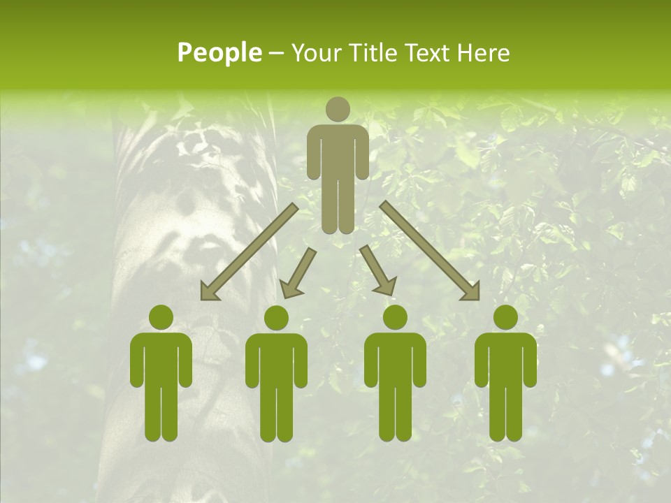 Branch Pattern Landscape PowerPoint Template