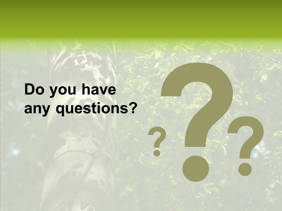 Branch Pattern Landscape PowerPoint Template