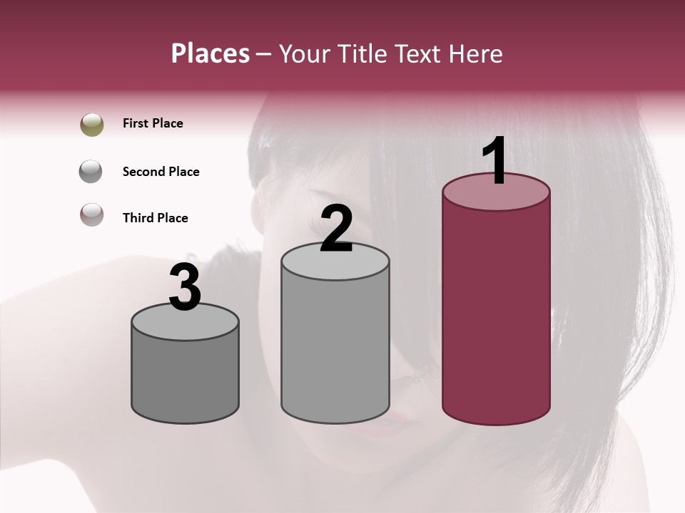 Female Teen Urban PowerPoint Template