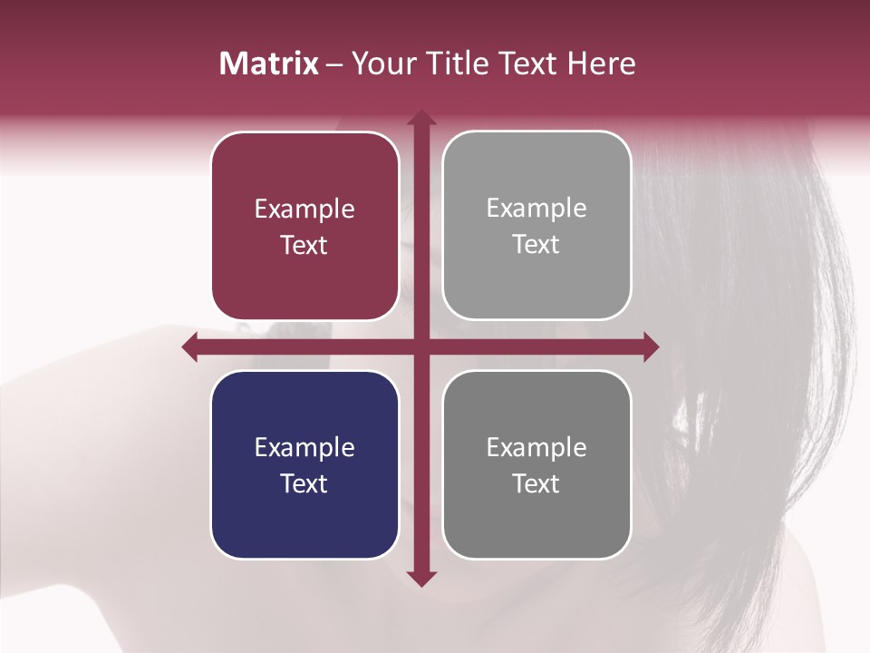 Female Teen Urban PowerPoint Template