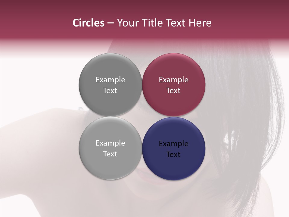 Female Teen Urban PowerPoint Template