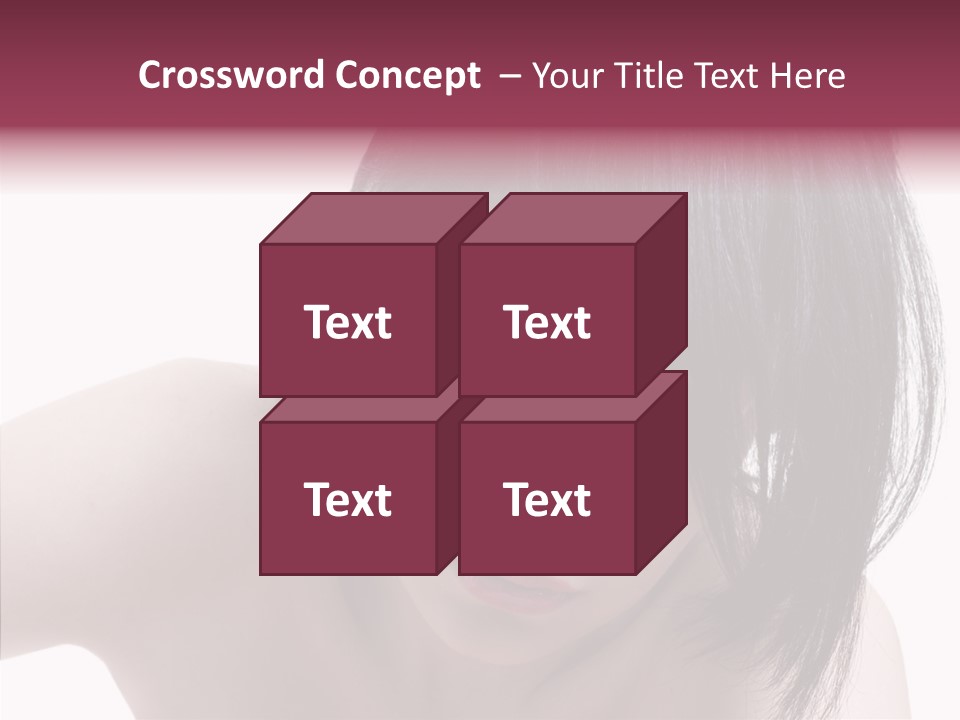 Female Teen Urban PowerPoint Template