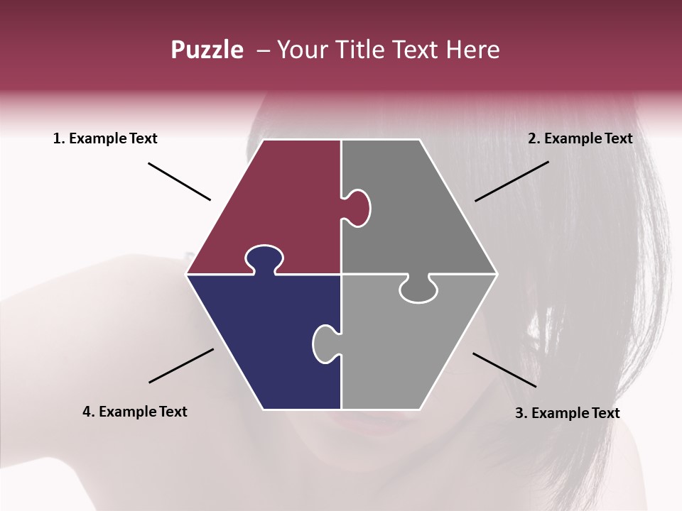 Female Teen Urban PowerPoint Template