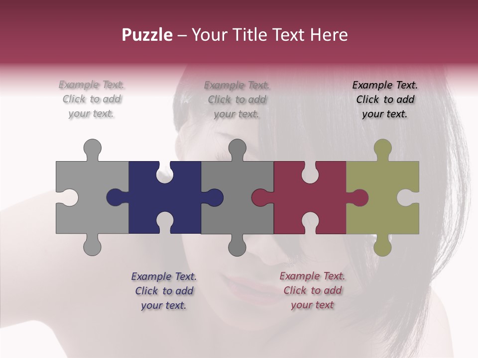Female Teen Urban PowerPoint Template