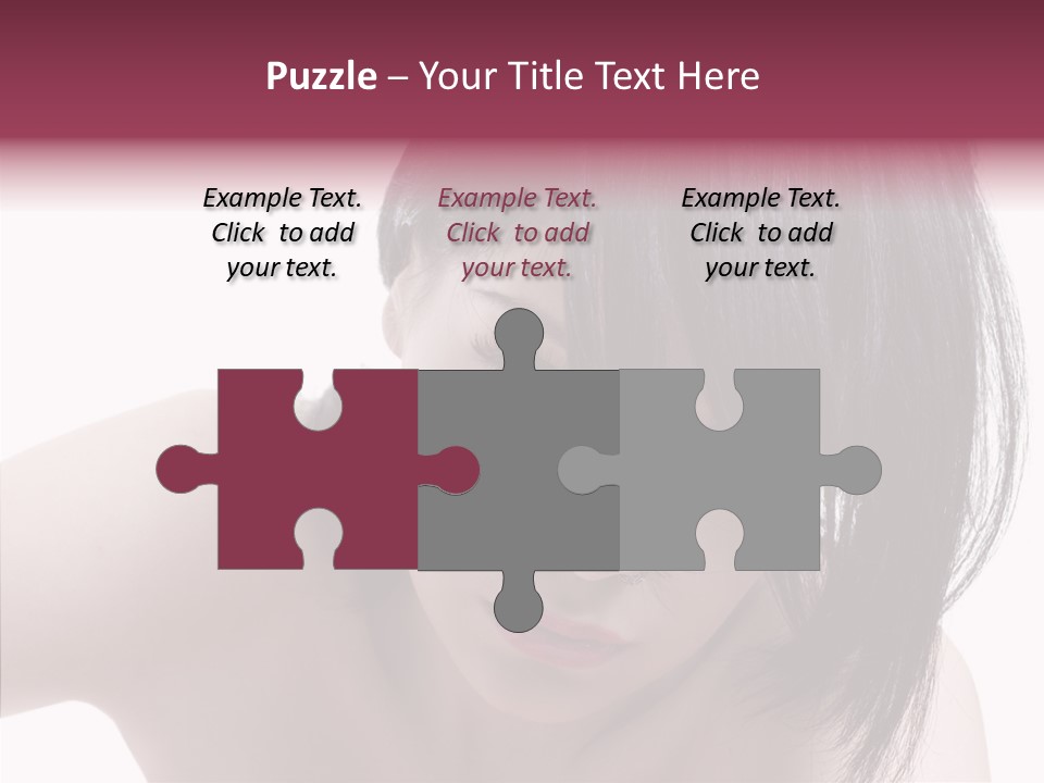 Female Teen Urban PowerPoint Template