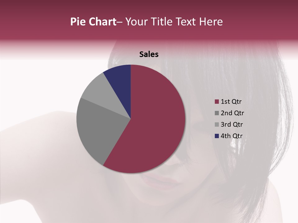 Female Teen Urban PowerPoint Template