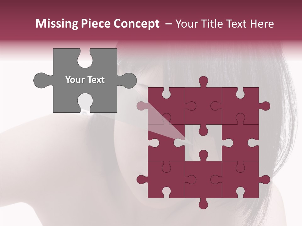 Female Teen Urban PowerPoint Template