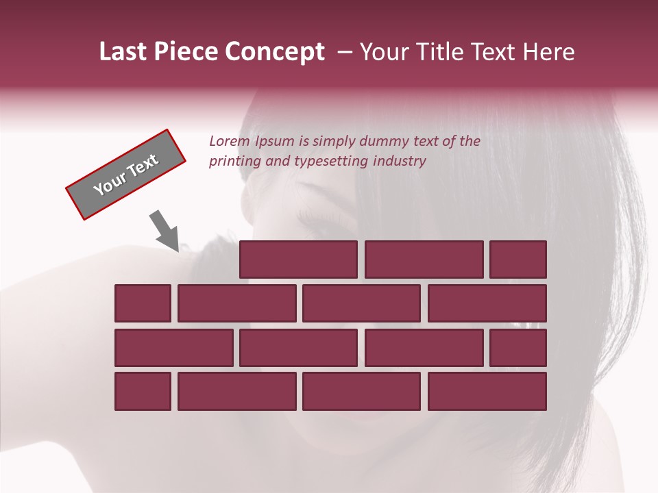 Female Teen Urban PowerPoint Template