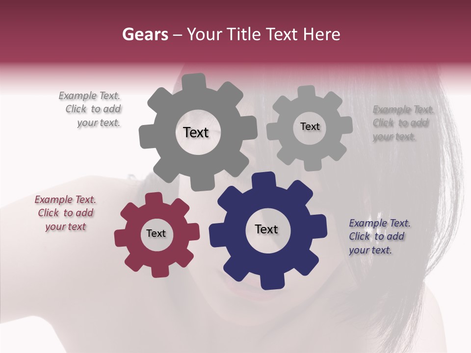 Female Teen Urban PowerPoint Template