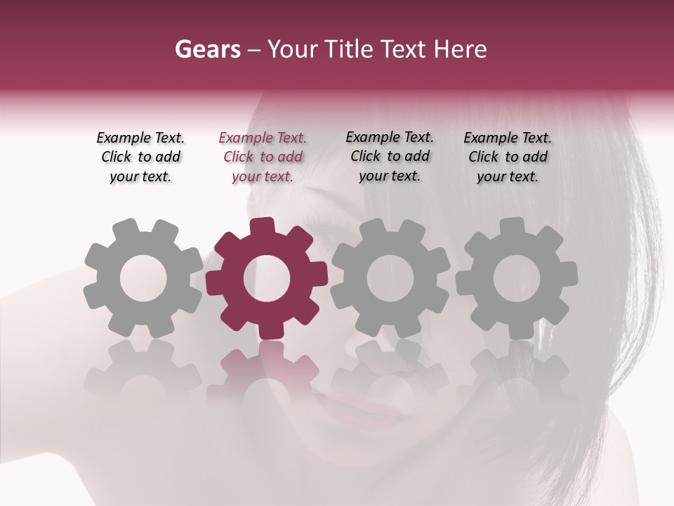 Female Teen Urban PowerPoint Template