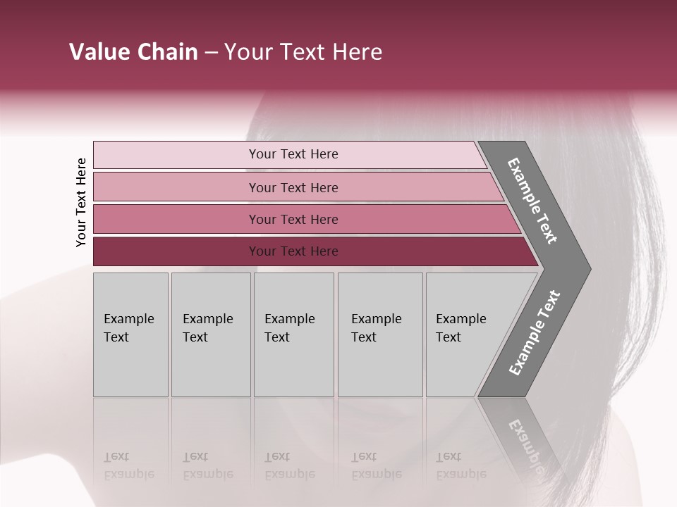 Female Teen Urban PowerPoint Template