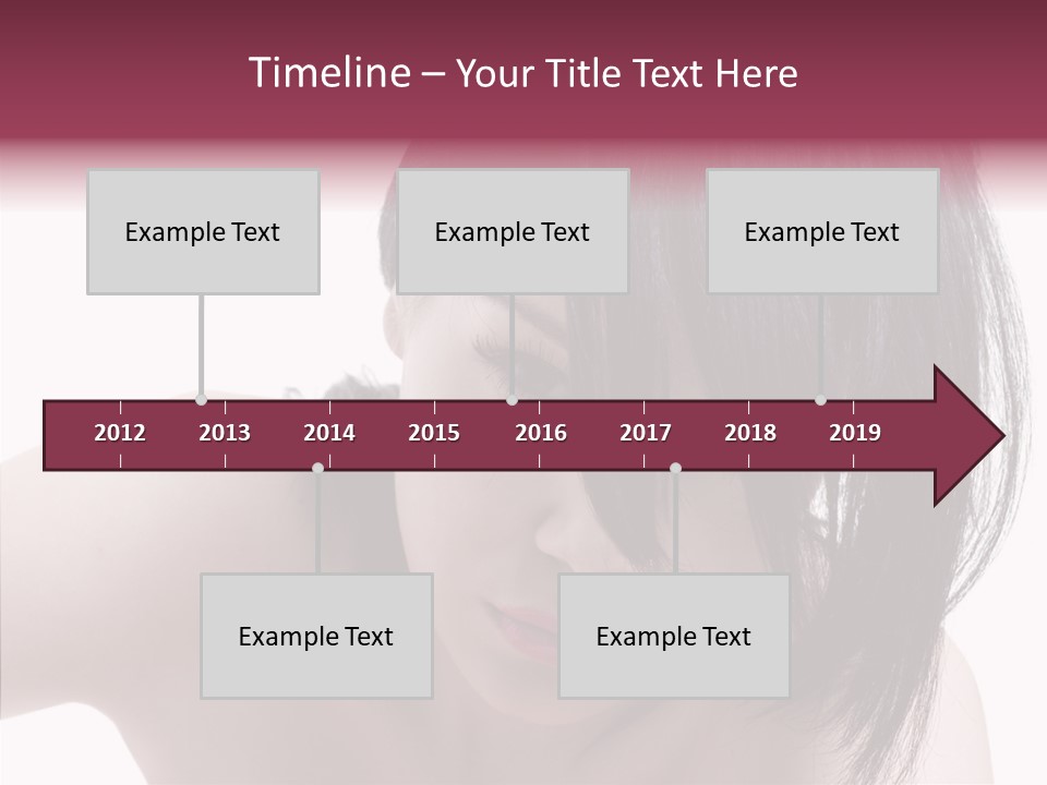 Female Teen Urban PowerPoint Template