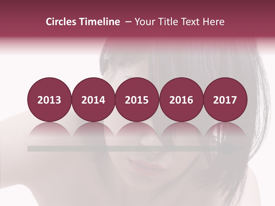 Female Teen Urban PowerPoint Template