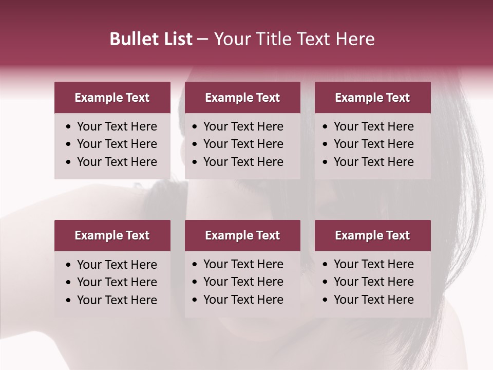 Female Teen Urban PowerPoint Template