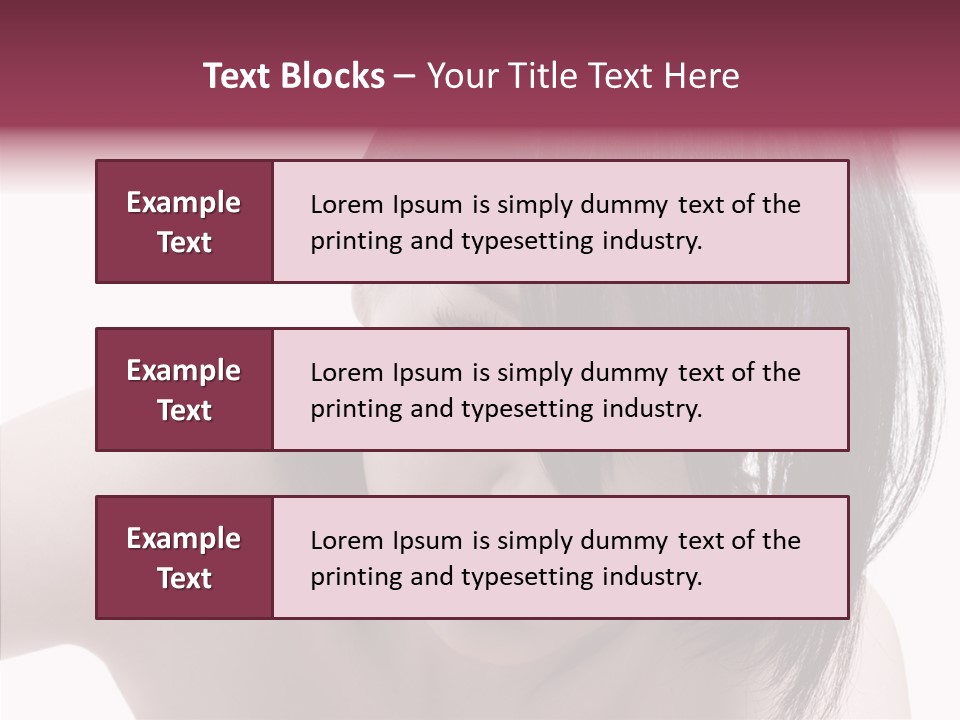 Female Teen Urban PowerPoint Template