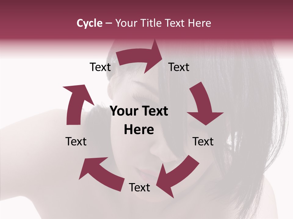 Female Teen Urban PowerPoint Template