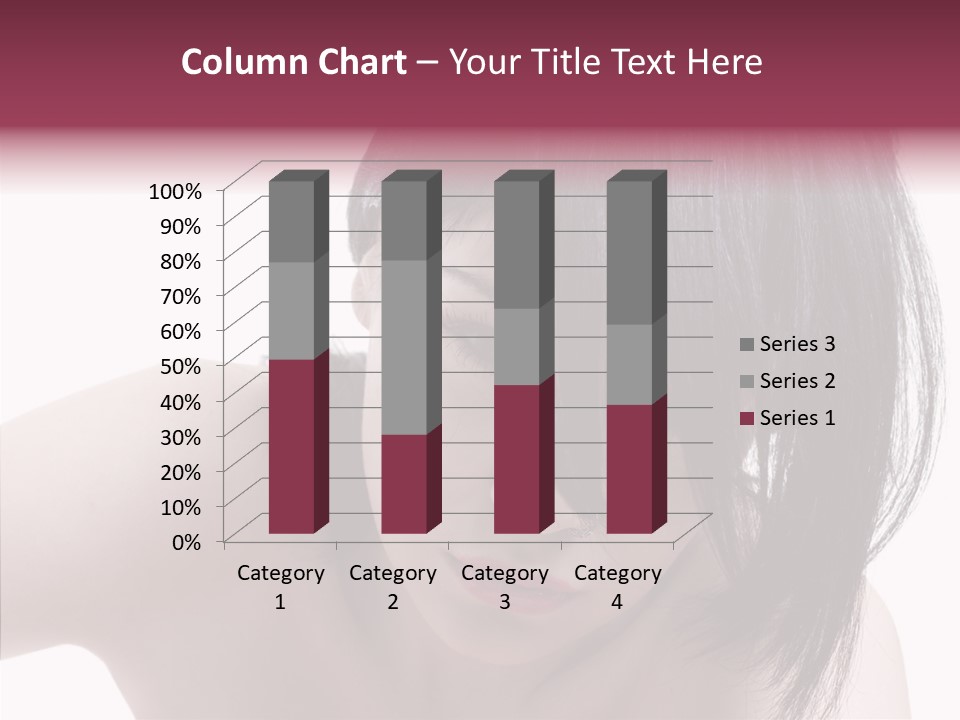 Female Teen Urban PowerPoint Template