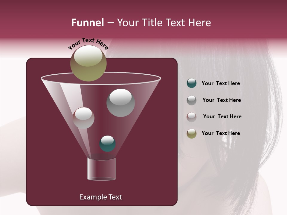 Female Teen Urban PowerPoint Template