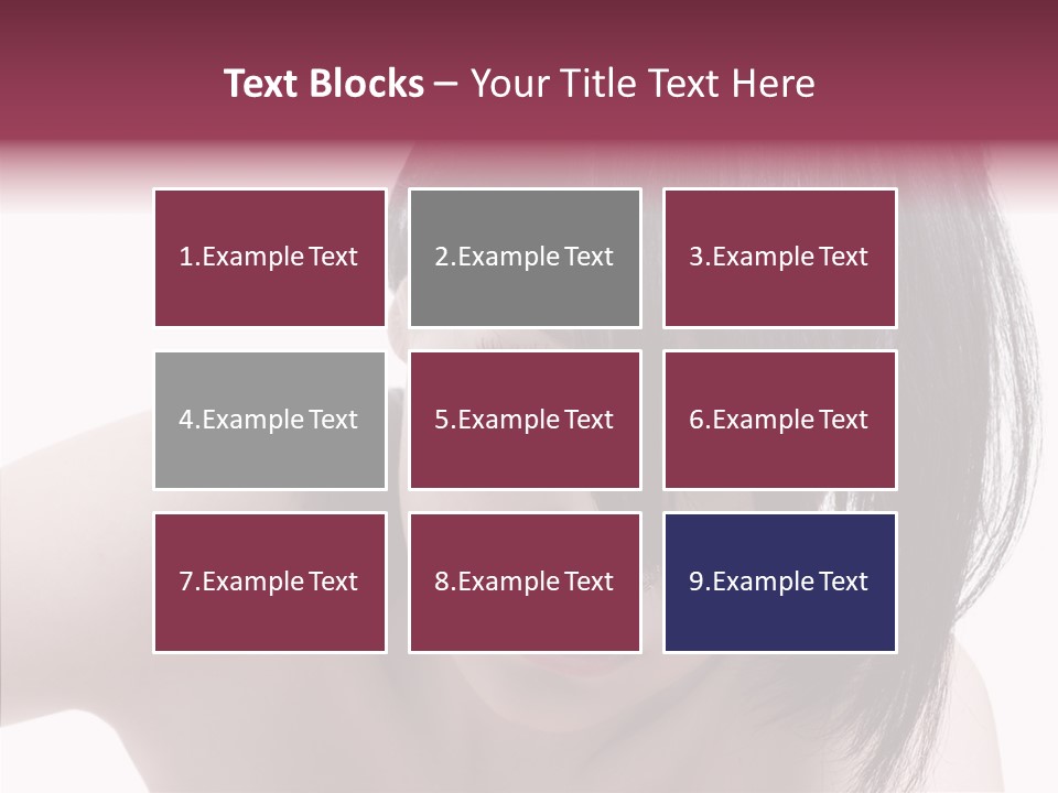 Female Teen Urban PowerPoint Template