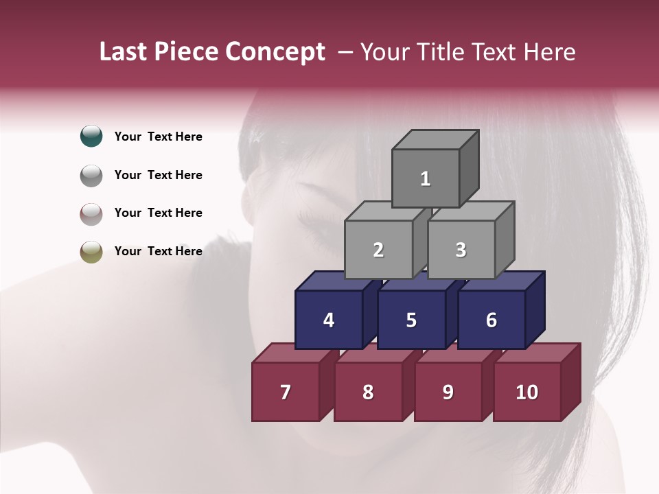 Female Teen Urban PowerPoint Template