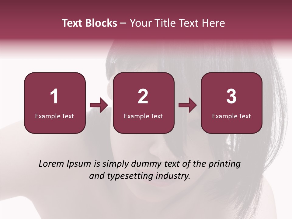 Female Teen Urban PowerPoint Template