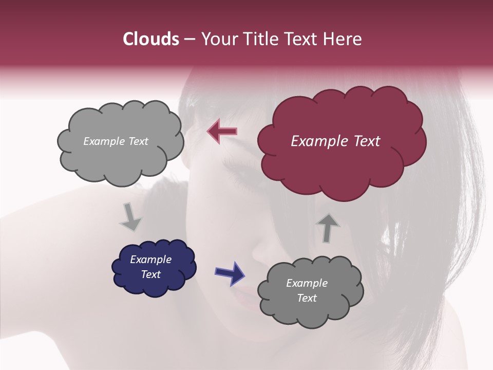 Female Teen Urban PowerPoint Template