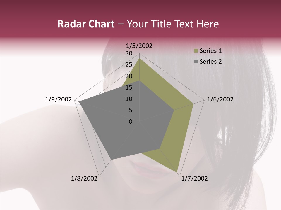 Female Teen Urban PowerPoint Template